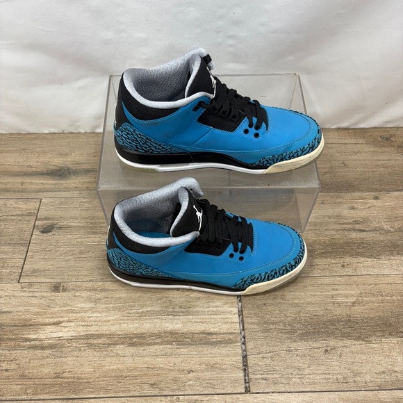 Nike Air Jordan 3 Retro BG “Powder Blue” 2013 398614-406 7 Youth /Women’s 8.5 - Picture 2 of 10